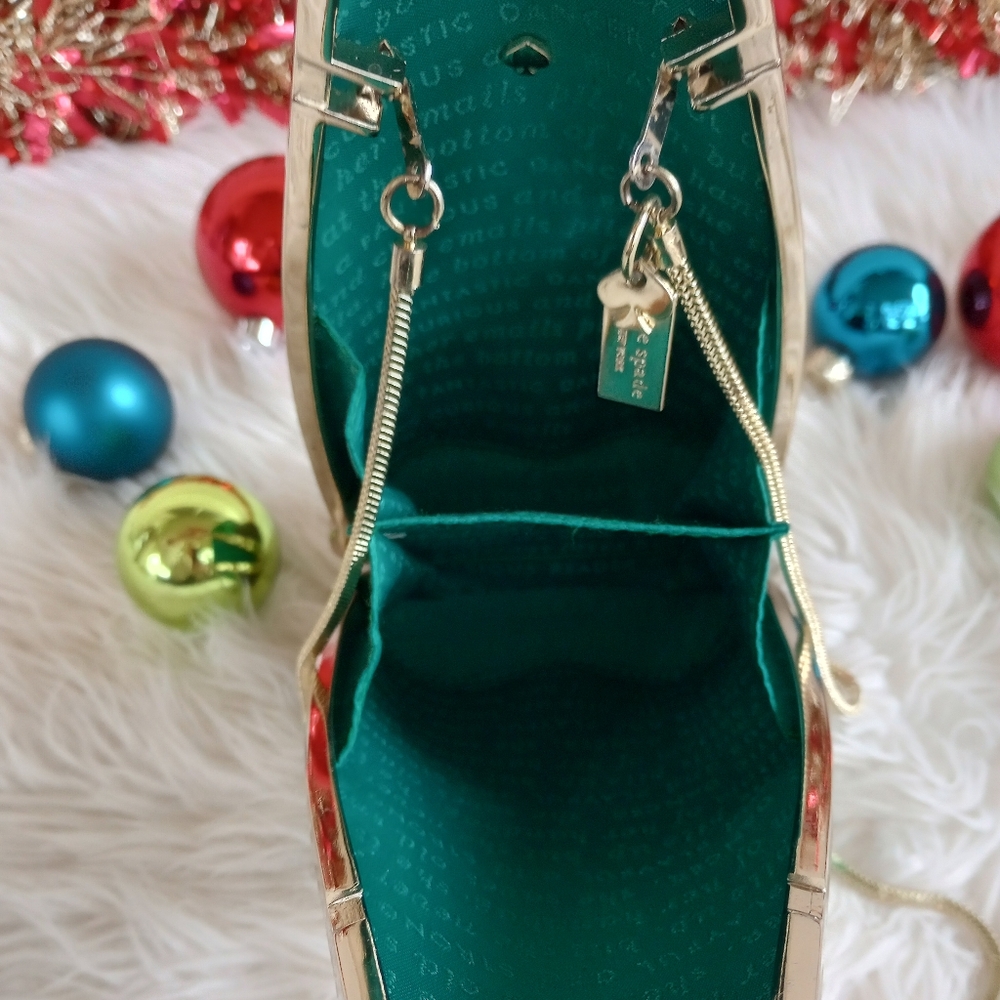 Kate Spade Christmas Santa Claus Gnome Crossbody Bag - Picture 14 of 14